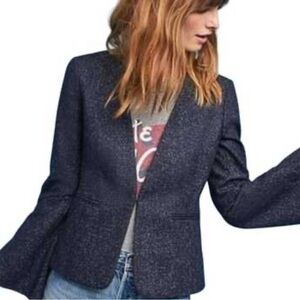 Anthropologie Navy Blazer